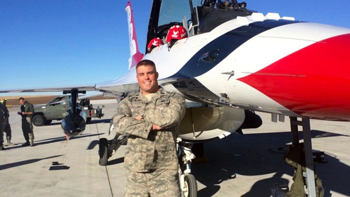 Atlanta Falcons' Ben Garland, Academy grad and Air Guardsman, wins