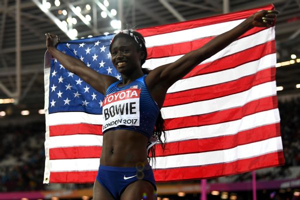 U.S. Olympic champion sprinter Bowie dies at 32