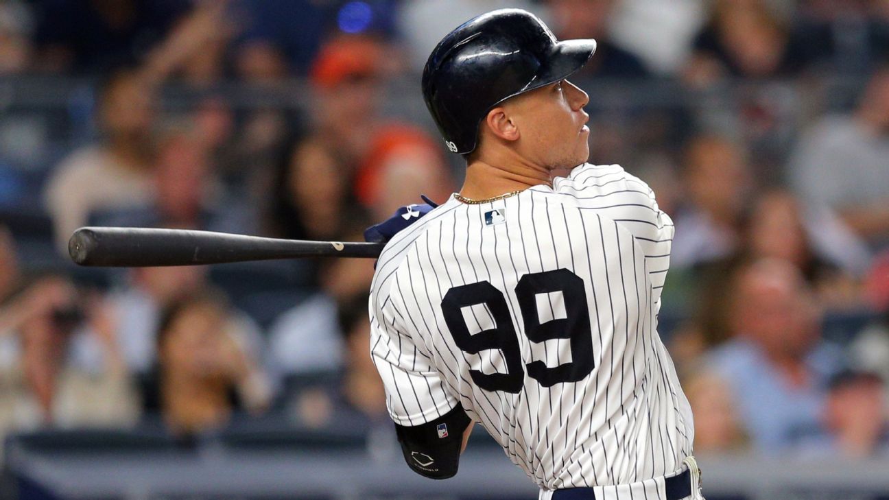 New York Yankees rookie Aaron Judge tops MLB jersey sales - ESPN