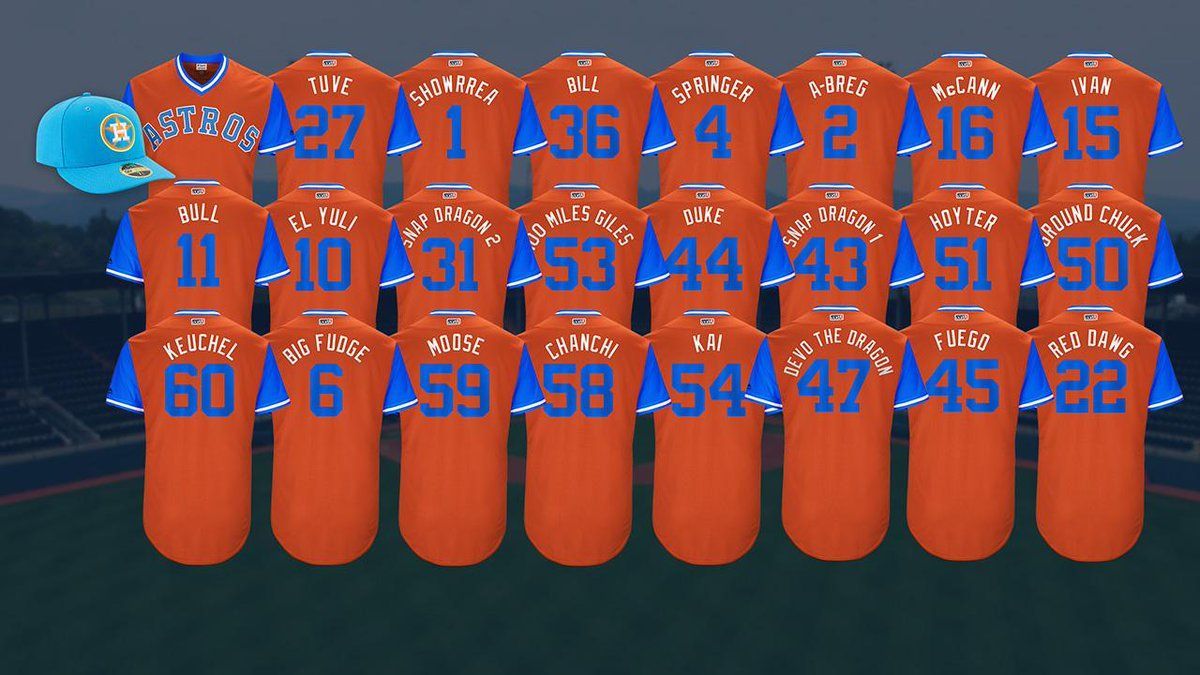 2017 Players Weekend nicknames for the AL West - ESPN