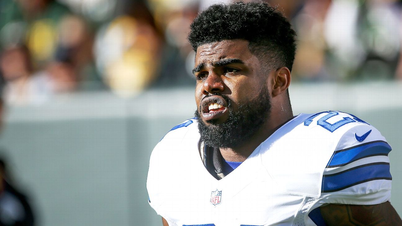 Cowboys' Elliott loses appeal; ineligible to play Sunday