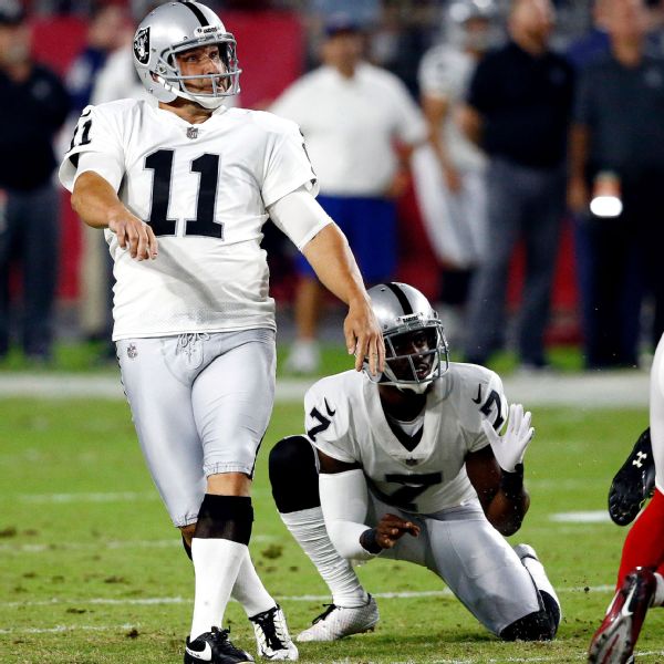 Veteran kicker Sebastian Janikowski will not return to Raiders