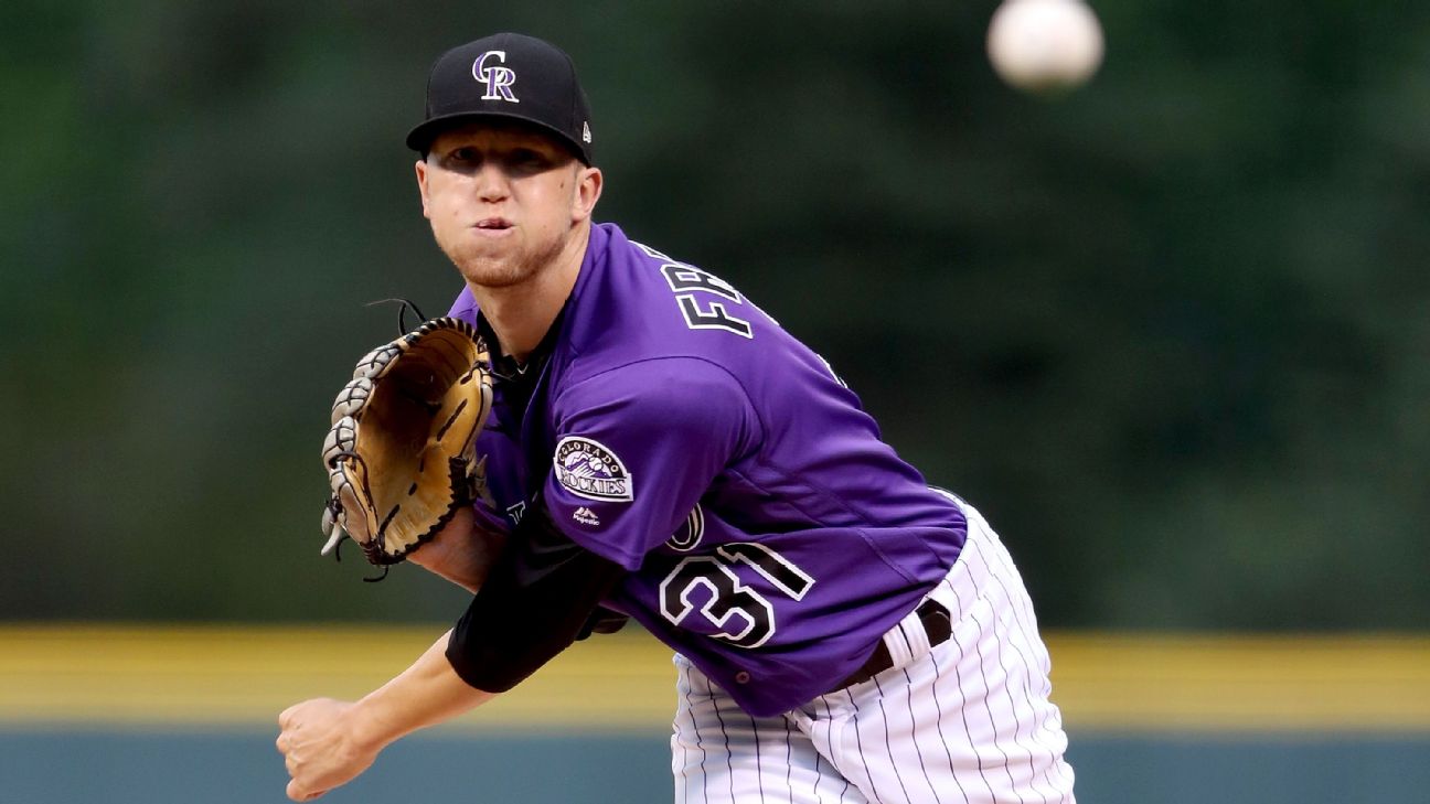 Lot Detail - 2017 Kyle Freeland Game Used Colorado Rockies Alternate Vest  Jersey Photo Matched To 8 Games Including 3 Wins (Rockies LOA & Sports  Investors Authentication)