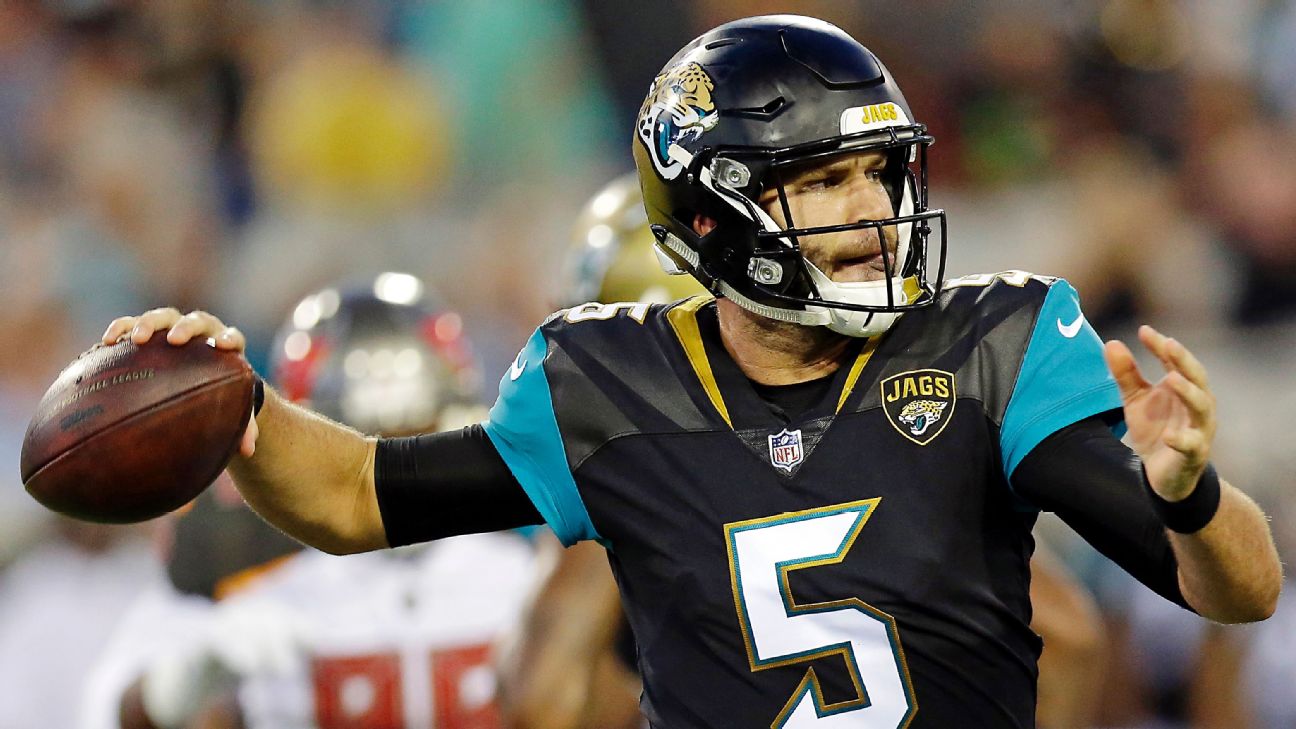 Jacksonville Jaguars' Blake Bortles: Preseason hype 'completely gone' -  ESPN - Jacksonville Jaguars Blog- ESPN