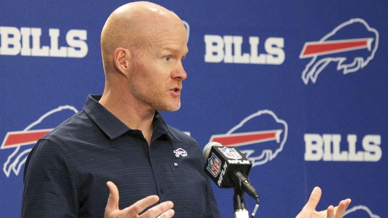 Bills coach Sean McDermott doesn't 'sleep at the office' anymore 