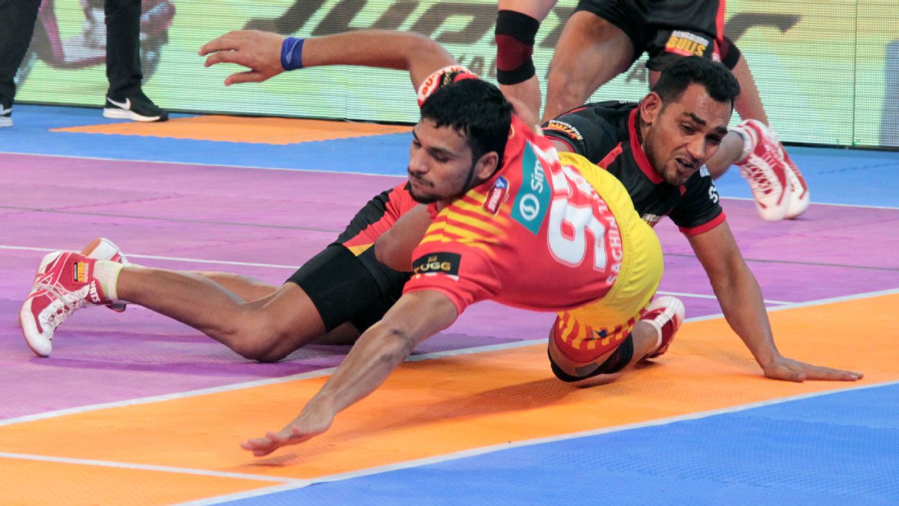 League-leaders Jaipur Pink Panthers face a tough Telugu Titans