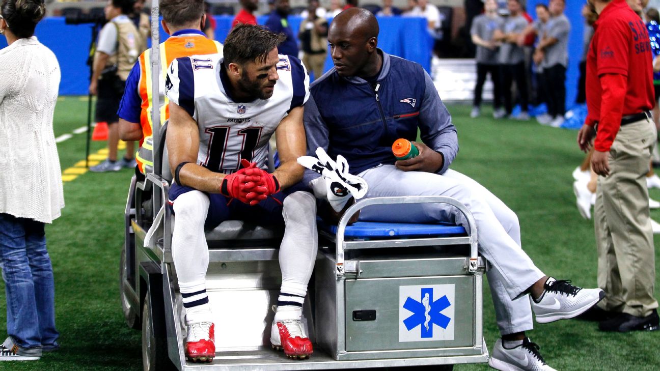 New England wide receiver Edelman suffers knee injury – New York Daily News