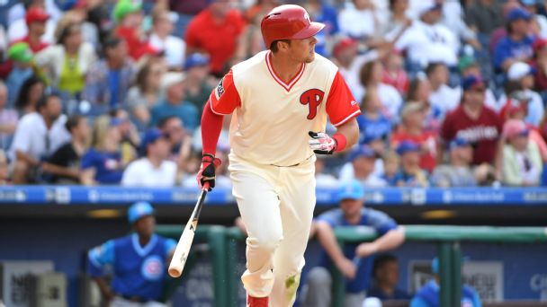 Rhys Hoskins Stats, News, Pictures, Bio, Videos - Philadelphia Phillies ...