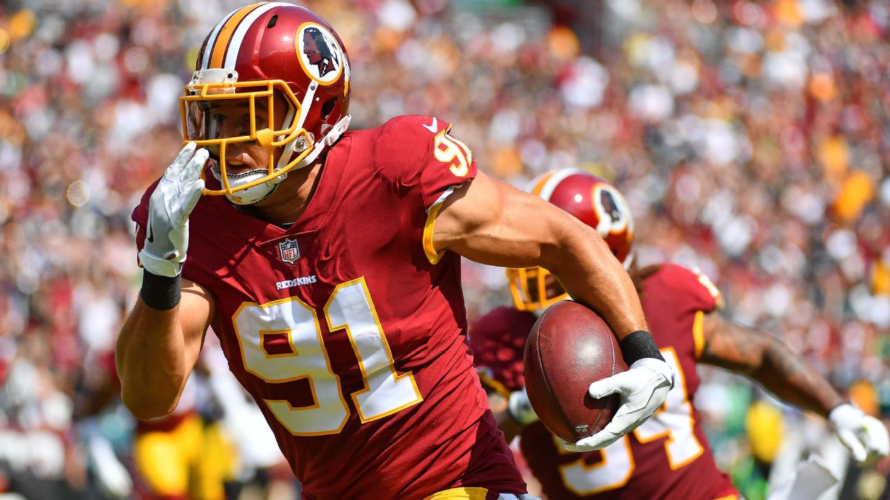 Washington Redskins pick up Ryan Kerrigan's 5th-year option - ESPN