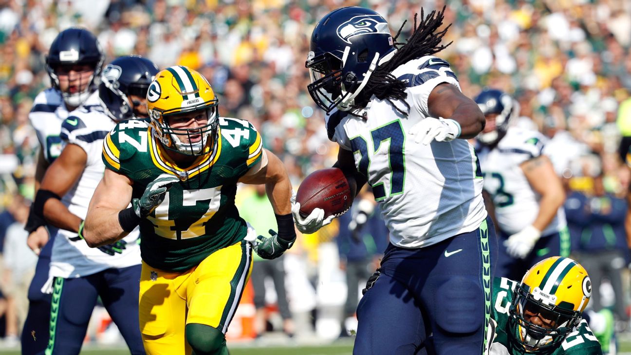 Eddie Lacy drops, Kareem Hunt rises in fantasy football RB rankings 