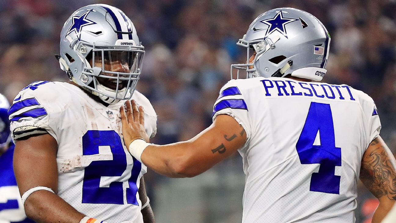 RB Index, Week 13: Cowboys' Ezekiel Elliott rises to No. 1 spot