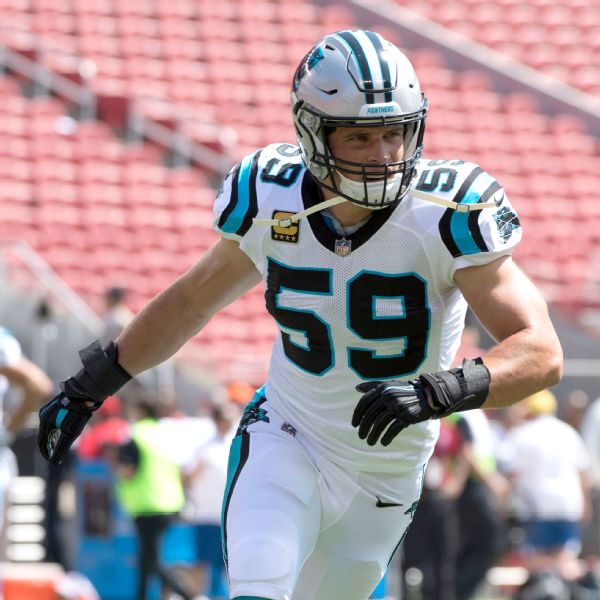 Luke Kuechly in NFL's concussion protocol