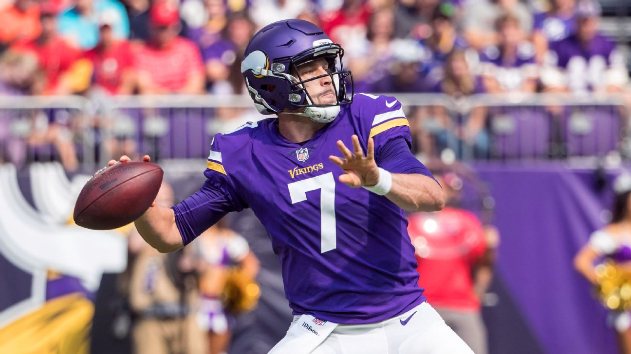 Backup QB Case Keenum leads Vikings to win over Bears on 'MNF', Football