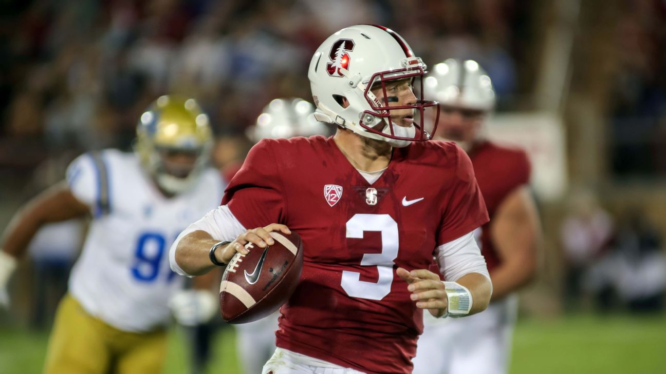 Stanford quarterback K.J. Costello enters transfer portal as graduate ...