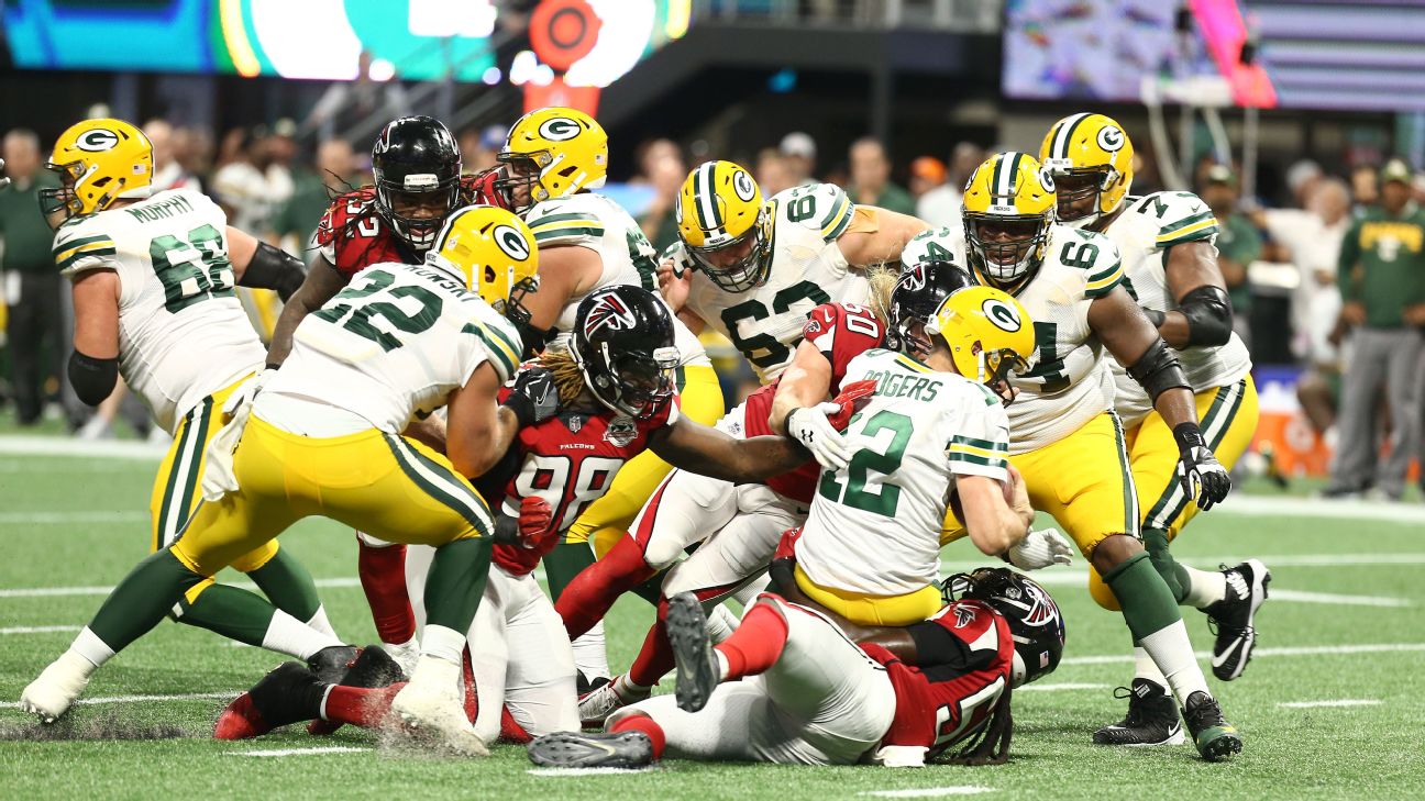 NFL Week 7 Power Rankings: Bucs, Packers plummet, bye weeks galore