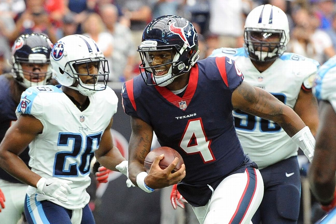 Deshaun Watson throws three TD passes to lead the Houston Texans