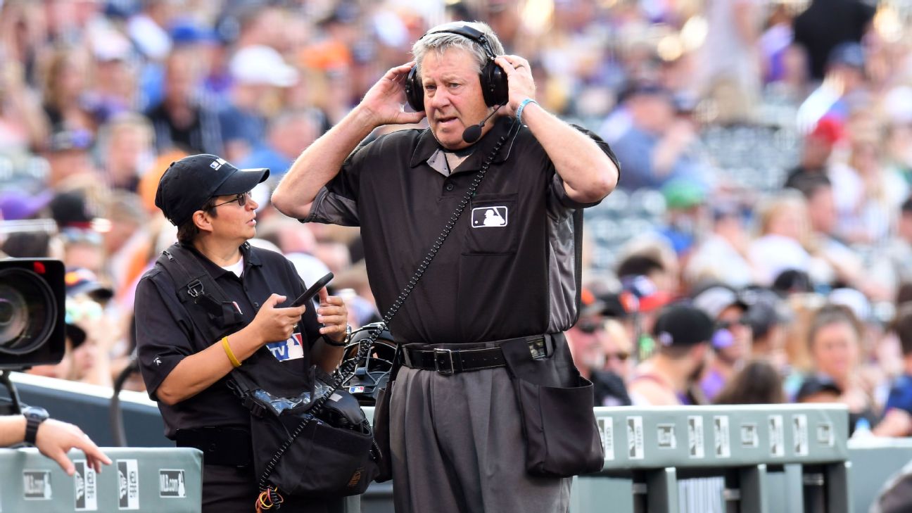 MLB umpires will have a new view for replays this season – on Zoom