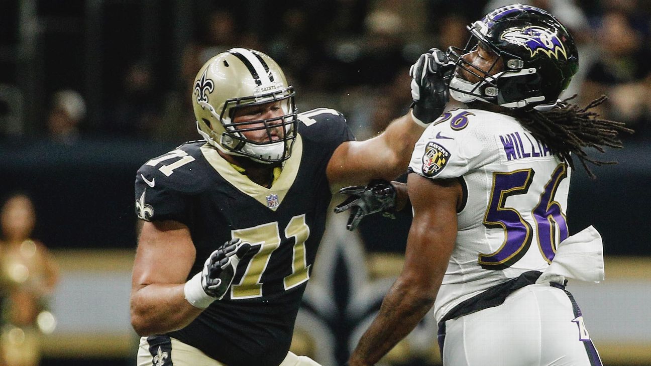 New Orleans Saints and All-Pro right tackle Ryan Ramczyk have