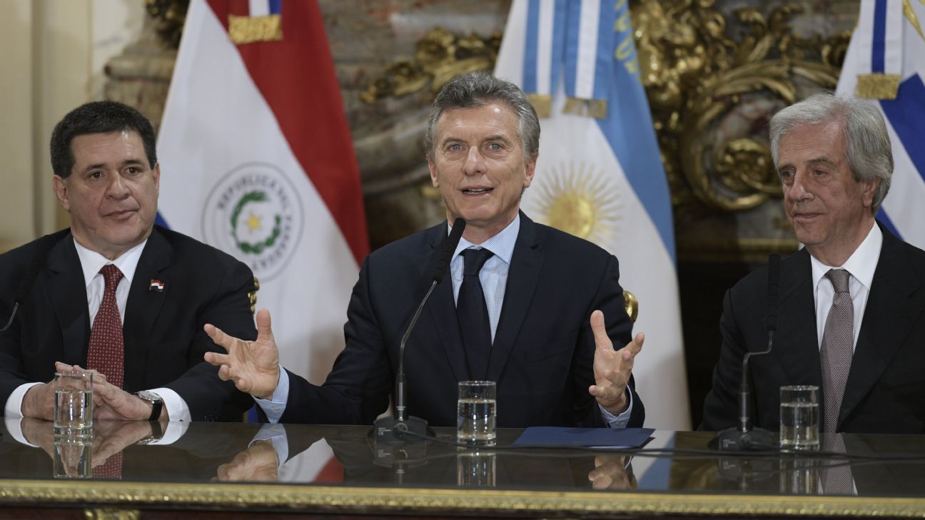 Argentina, Paraguay, Uruguay agree on 2030 World Cup bid