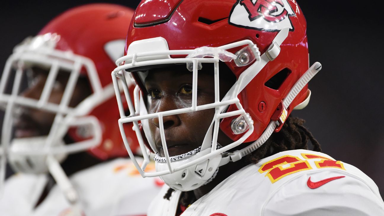 Chiefs to release Kareem Hunt following emergence of video showing him  shoving, kicking woman 