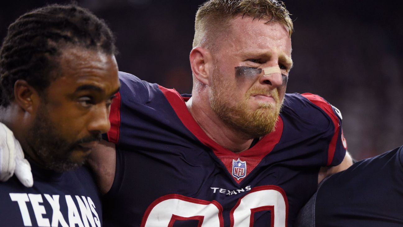 J.J. Watt shows off his Pro Bowl injury - NBC Sports