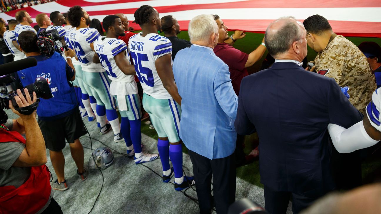 Dallas Cowboys Owner Says Players Disrespecting The Flag Won't Play –  Deadline