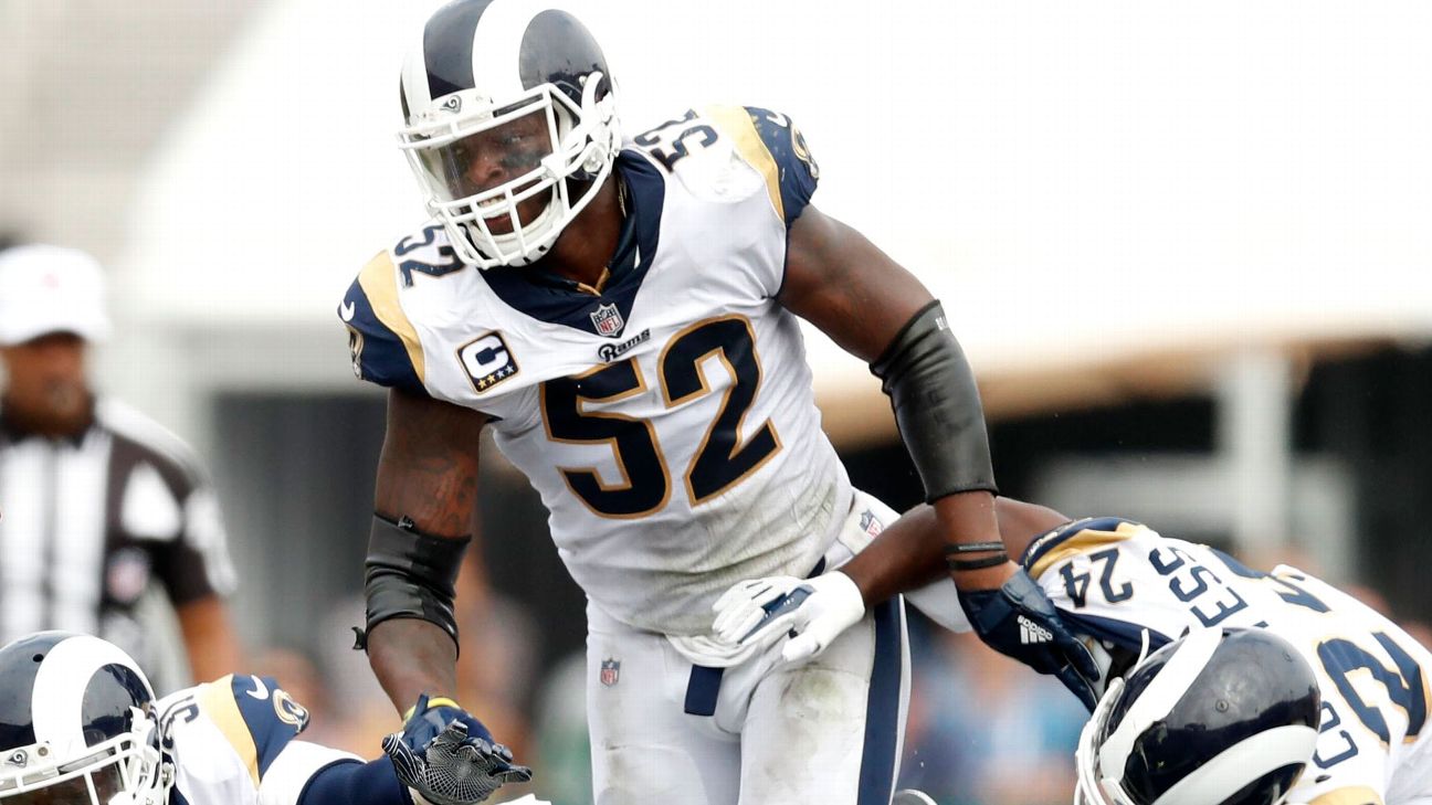 Alec Ogletree traded to NY Giants from LA Rams for NFL draft picks