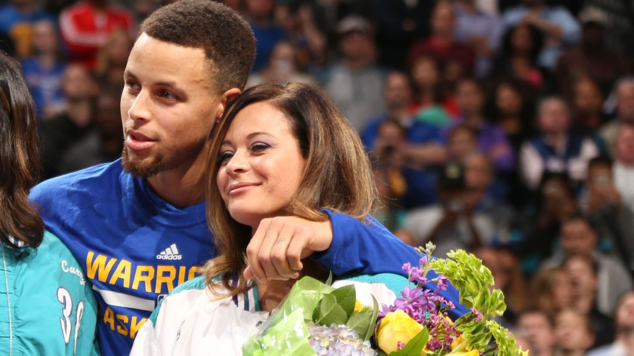 Sonya Curry sinks half-court shot to kick off All-Star Weekend - ESPN