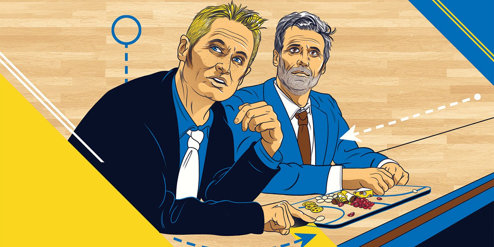 How Steve Kerr revolutionized the Golden State Warriors offense on a charcuterie board
