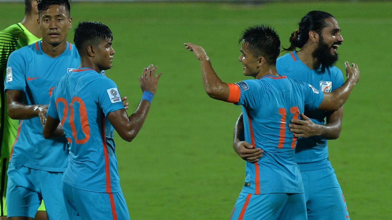 Sunil Chhetri advises India teammates to 'not give too much