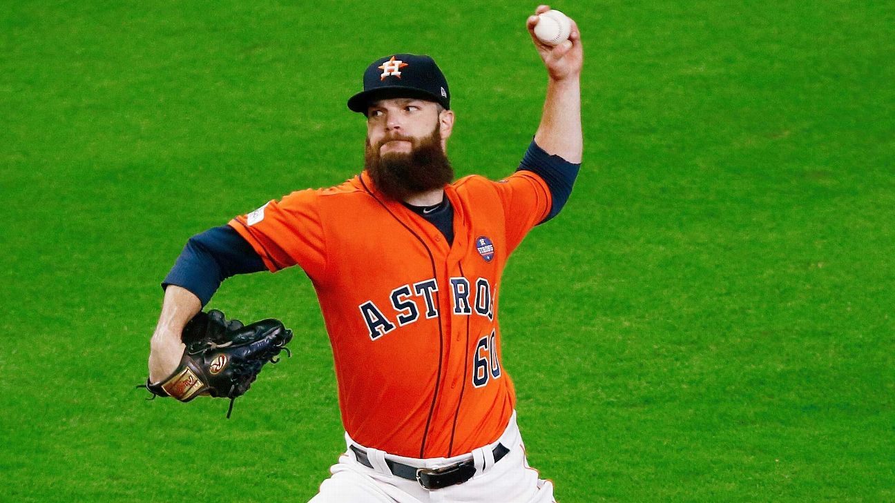 How Dallas Keuchel and other bearded Astros (and Dodgers) would