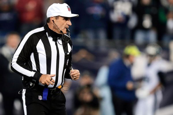 The Eagles won't have to worry any more about NFL referee Pete Morelli