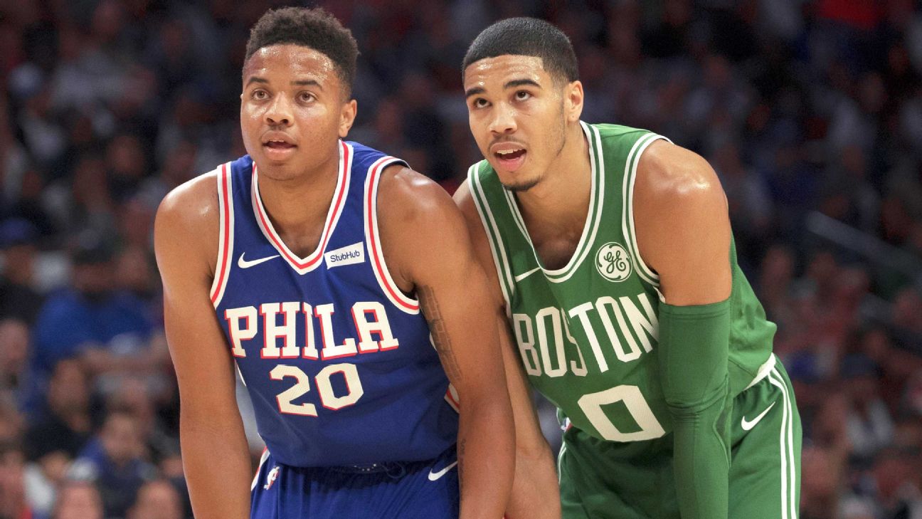 Dr. J likes Jayson Tatum�s game as Markelle Fultz sits