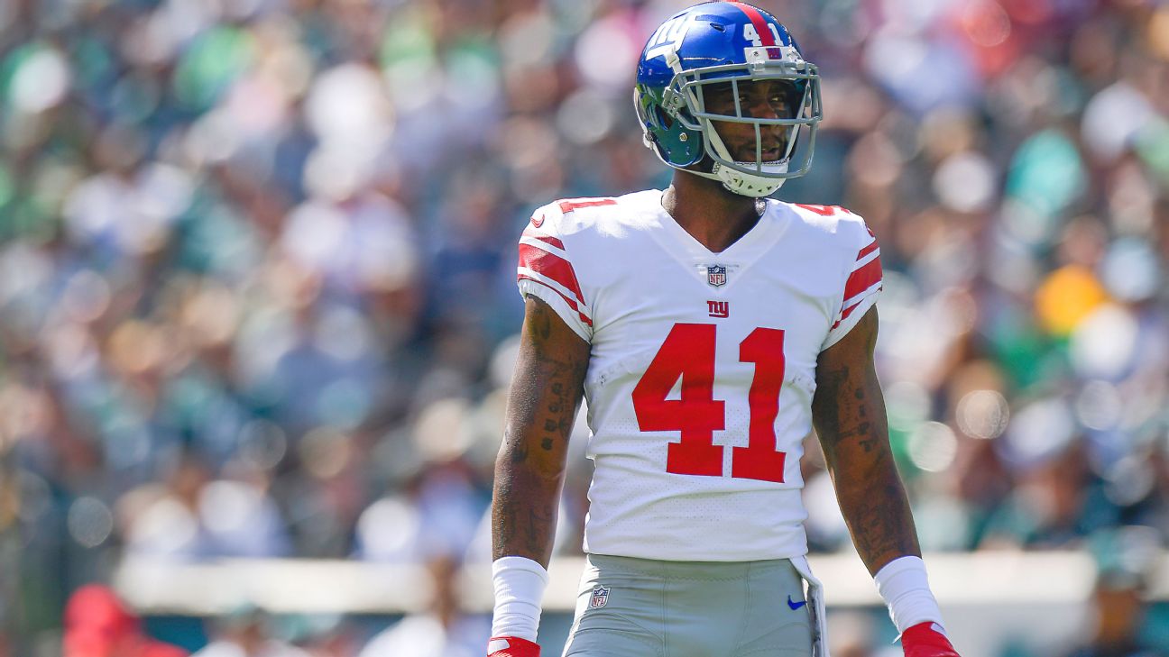 Giants suspend CB Dominique Rodgers-Cromartie