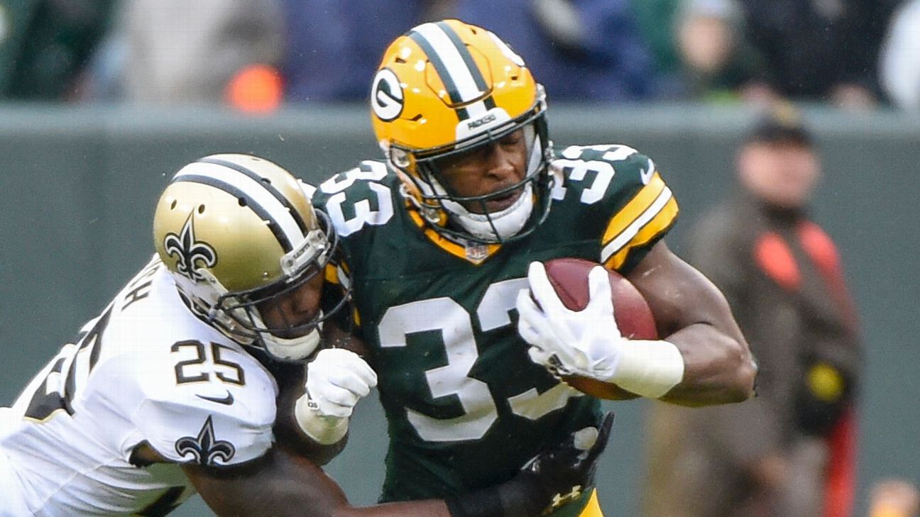 Family of 82-year-old grandmother thought Aaron Jones worked for airline -  NBC Sports