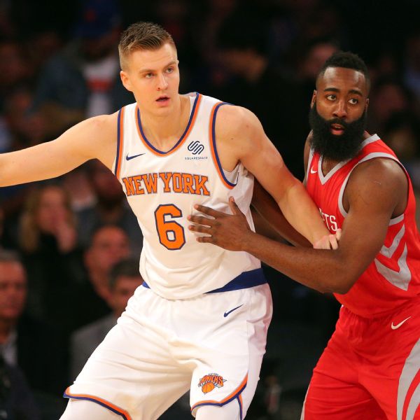 Knicks' Kristaps Porzingis out with sprained ankle, bruised elbow ...