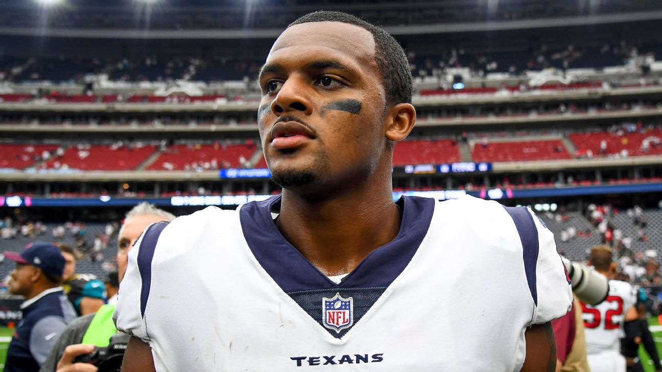 Sarah Barshop on X: The Texans' unofficial depth chart (that says it is  updated by @TexansPR), lists Deshaun Watson as the Texans' fourth  quarterback.  / X