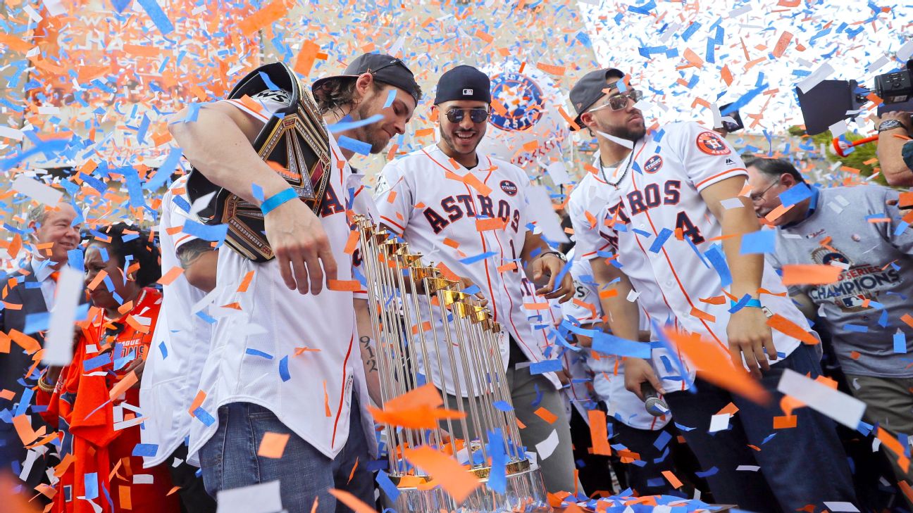 Cheering fans greet World Series champion Houston Astros - ESPN
