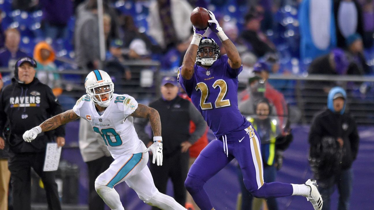 Jimmy Smith is NFL's top cornerback despite playing on one healthy