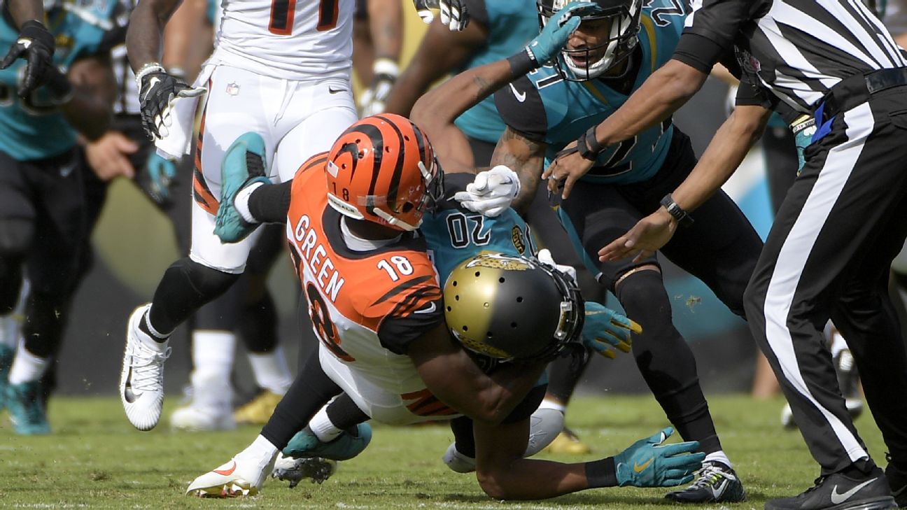 Summerville product A.J. Green ejected for fighting in Bengals loss to  Jaguars