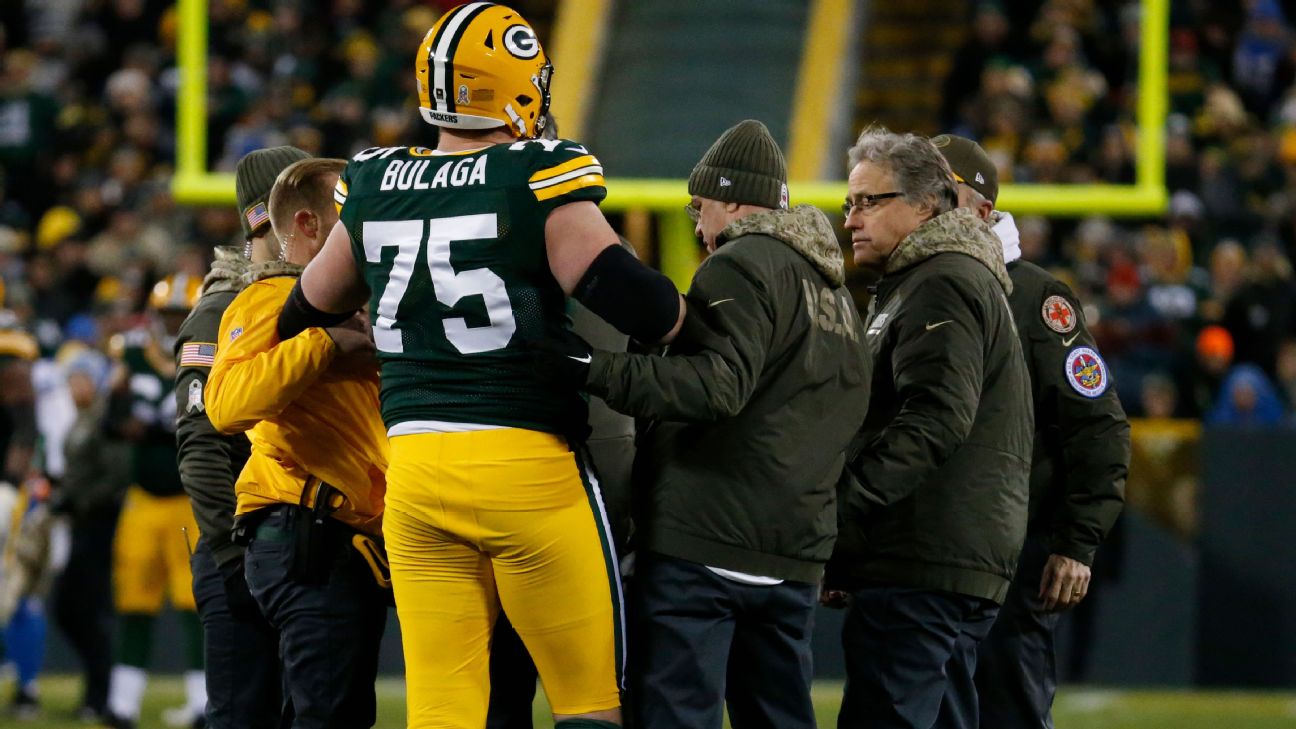 Packers' Bryan Bulaga could play against Lions