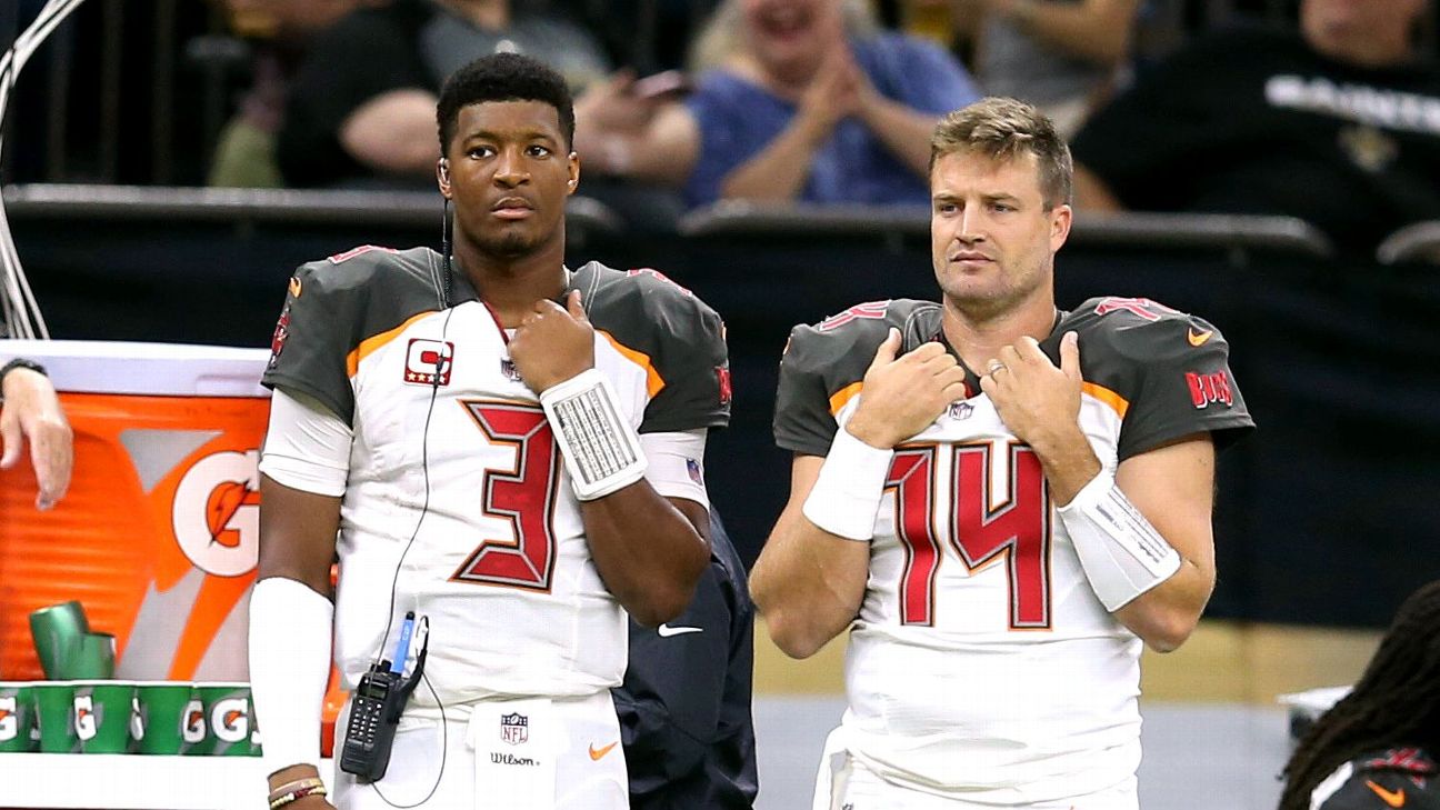 Bucs' Fitzpatrick prepares to fill in for suspended Winston