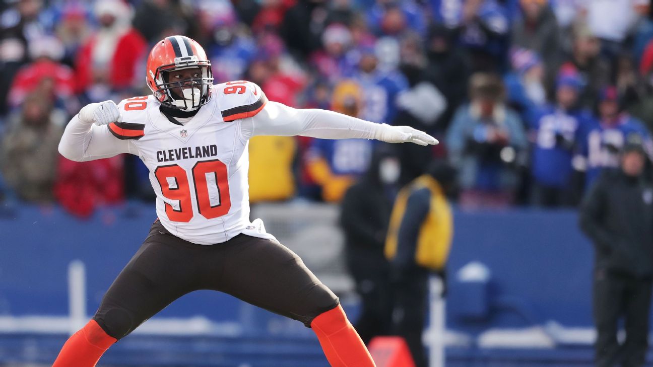 Browns trade DE Ogbah to Chiefs for S Murray ESPN