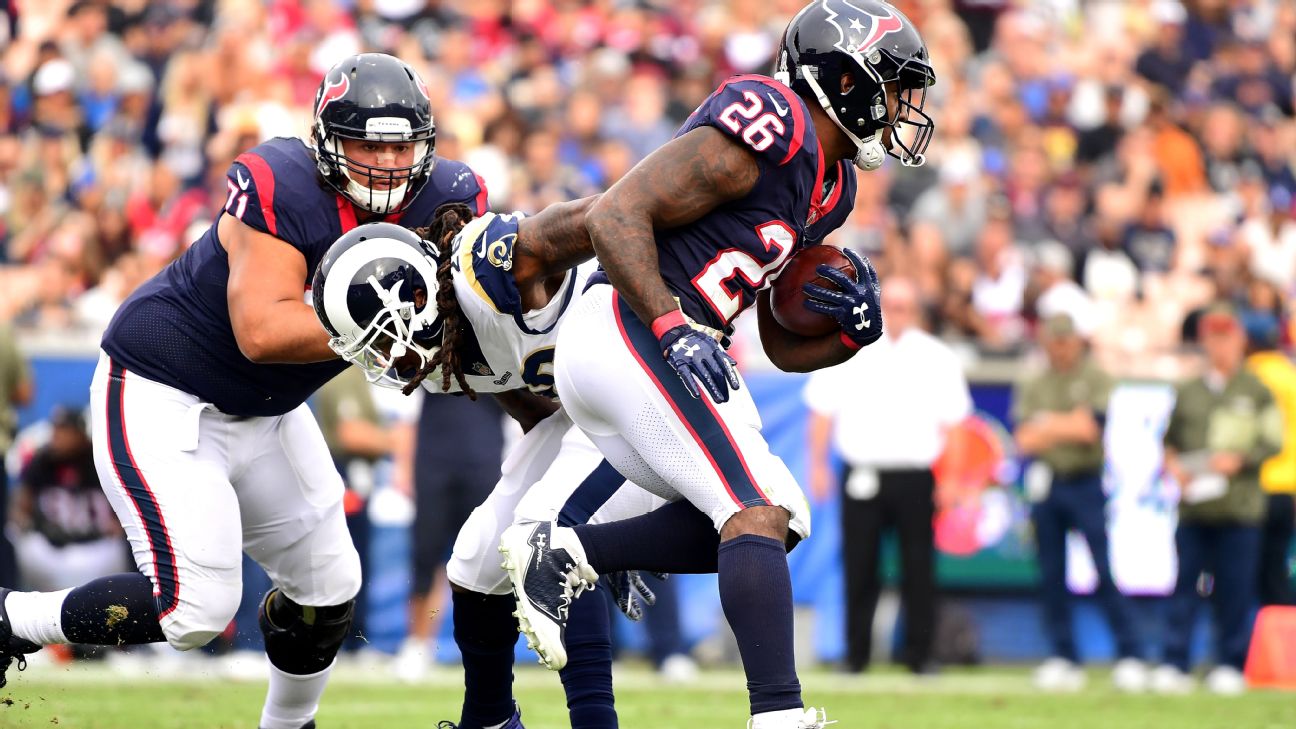 Houston Texans: Analyzing the offense as run game flounders