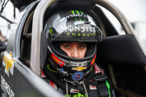 Brittany Force leads NHRA qualifying in Vegas