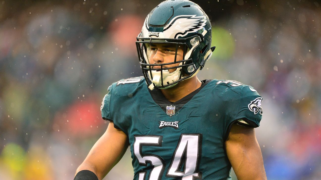 Kamu Grugier-Hill, Philadelphia Eagles LB, apologizes to coach Doug  Pederson for mocking Dallas Cowboys - ESPN