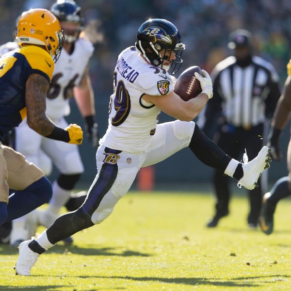 Baltimore Ravens Danny Woodhead Placed on Injury Reserve