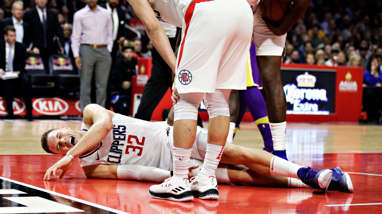 Clippers' Blake Griffin Could Miss Two Months to Knee Injury - The New York  Times