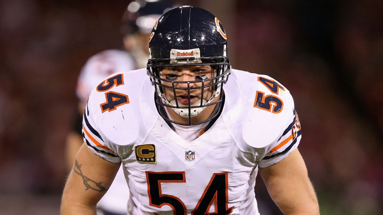 Why Bears linebacker Brian Urlacher's case for the hall of fame goes beyond  stats, awards