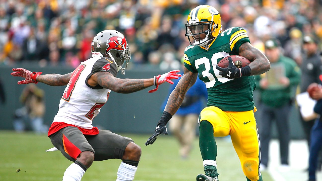 Packers' offense riding Aaron Jones, Jamaal Williams for all they're worth